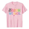 thumbnail image 4 of PMVFHDE Hauts Fille Hauts Filles T-Shirts Graphiques pour Fille Hauts Filles T-Shirts Enfants Rentrée des Classes Graphique Manches Courtes Col Rond T-Shirt Lumineux et Confortable pour Garçons et Filles Rose,6-7 Ans, 4 of 4