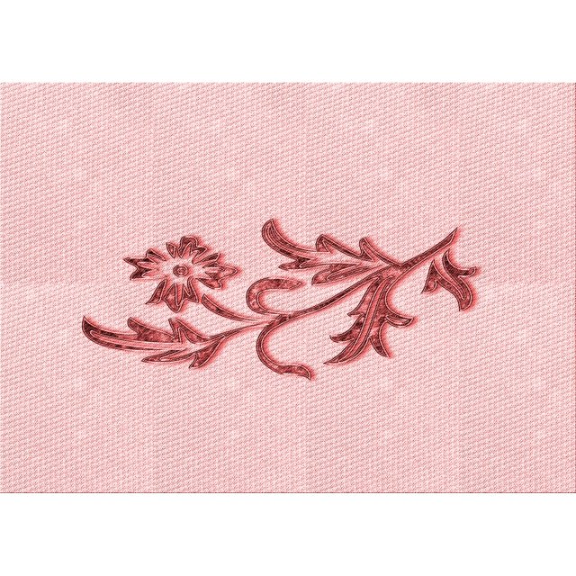 Ahgly Tapis Rectangulaire Lavable en Machine Intérieur Transitionnel Rouge Pastel Rose, 5 Pieds x 8 Pieds