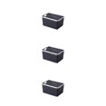 thumbnail image 2 of Maytalsory Premium And Nest-able Storage Solution For Desk Storage Basket Widely dark blue mini 3Set, 2 of 6