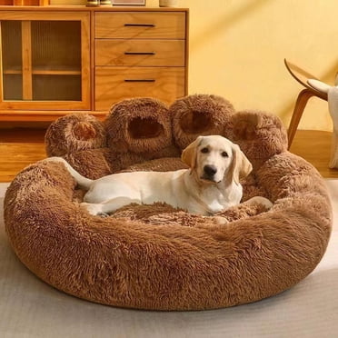EGNMCR Dog Beds, Pet Beds Cozy And Comfy Pet Dog Bed - All Seasons Paw Shape Warm Dog Bed Cushion Cat litter