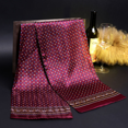thumbnail image 2 of Coofit Artificial Silk Scarf Smooth Double Layer Satin Neckerchief Long Scarf for Men, 2 of 3