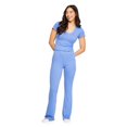 thumbnail image 1 of No Boundaries Women's Pointelle Tee 2-Piece Set, 1 of 6