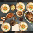 thumbnail image 4 of Thanksgiving Paper Plates 10 Piece Thanksgiving Halloween 9 Inch Turkey Letters Fruit Pumpkin Disposable Paper Plates for Dinner Parties Convenient And Portable Use Thanksgiving Plates Dispo, 4 of 6
