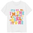 thumbnail image 3 of MEZZALL T-Shirt Décontracté à Lettres pour Filles Tout-Petits, Col Rond, Manches Courtes, Coloré, 10-11 Ans, 3 of 3