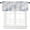 Blue, variant on Purple Gloden Marble Window Valances Modern Aesthetic Abstract Marble Valance Rod Pocket Window Curtain for Kitchen or Bathroom 54x18inch(1Pcs)