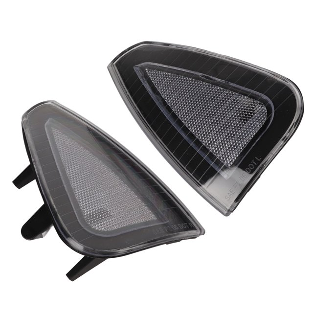 4806219AD, Couverture de Feu de Position Latérale Stable Robuste 2 Pcs pour Voiture Blanc