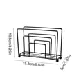 thumbnail image 3 of Table Napkin Rack Modern Metal Napkin Rack For Kitchen Tables And Countertops Cocktail Napkin Rack For Indoor And Outdoor Use, 3 of 6