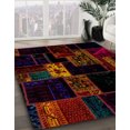 thumbnail image 2 of Ahgly Company Indoor Rectangle Abstract Red Brown Patchwork Area Rugs, 2' x 4', 2 of 6