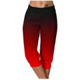 thumbnail image 1 of Yuyuzo Womens Capri Pants High Waisted Drawstring Sweatpants Running Gym Cropped Trousers with Pockets, 1 of 6