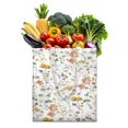 thumbnail image 1 of Sac d'Épicerie Réutilisable à Imprimé Floral - Fourre-Tout de Magasinage Pliable et Lavable à Grande Capacité, 1 of 6