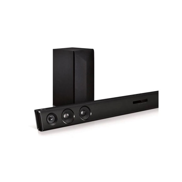 Refurbished LG SQC2 2.1 Channel 300W Sound Bar With Bluetooth Streaming, Black