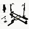 thumbnail image 1 of DSstyles Hitch Bike Rack for 2 Bikes, Bike Rack for Car, Fits 2" Receiver & Up to 5" Fat Tires, Tilt & Fold Bike Carrier for SUVs, Trucks, RVs, Support to 200lbs, 1 of 7