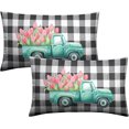 thumbnail image 1 of Housses de Coussin Sapin de Noël 16x16 Pouces, Coussins de Noël Rouges Coussins Décoratifs, Housse de Coussin Joyeux Noël Déco pour Vacances de Noël Canapé Sofa Extérieur (6) (Arbre(16x16)), 1 of 1