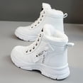 thumbnail image 4 of LSLJS Womens Snow Boots Versatile Warm High-top Snow Boots Cotton Shoes Velvet Work Boots, 4 of 5