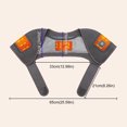 thumbnail image 2 of Hearth & Gear Heat Generating Shoulder Pad Wrap Brace Technology 3 Heating Settings Battery Operated Portable Pad Heat Cold Freezing Relaxing Muscle Man Woman Mini Bike Pedal Weight Bands for Exercise, 2 of 6