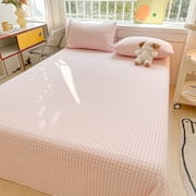 Dvkptbk Bed Sheets Elegants Soft Velvet Flannel Sheet Set Quality Cozy Warm Antis Statics Non Pilling Fuzzy Velvet Flannel Fleece Sheet Set Bedding