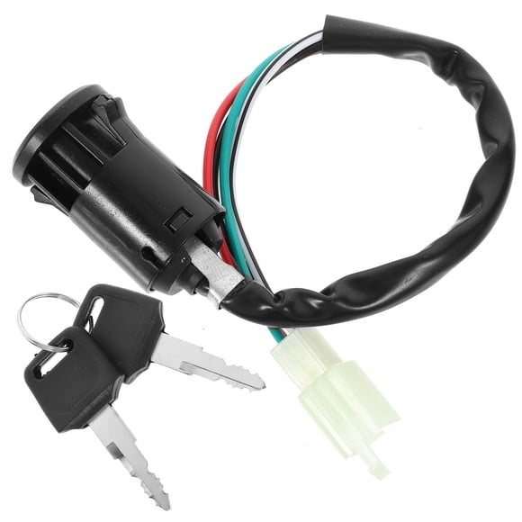 Miangastore 1 Ensemble Commutateur d'Allumage avec Clé Mini Vélo VTT Trottinette Remplacement de Commutateur d'Allumage