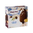thumbnail image 3 of HÄAGEN-DAZS Vanilla Milk Ice Cream Bars, Vanilla Ice Cream Dipped In a Rich Chocolatey Coating, Crafted In Canada With 100% Canadian Dairy, No Artificial Colours, No Artificial Flavours, 6 x 88ml, 3 of 4