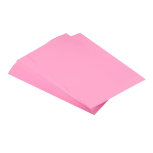 Unique Bargains 125 Sheets A4 Colored Print Copy Paper 8.5' x 11' Origami Paper Printer Paper 80gsm for Printing, Pink