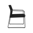 thumbnail image 4 of Fauteuil d'Invité pour Réception Salle d'Attente Soins de Santé / Acier Charbon / Noir, 4 of 5
