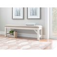 thumbnail image 2 of Pemberly Row 20" Transitional Fabric/Wood Bench in Beige/Smokey White, 2 of 8