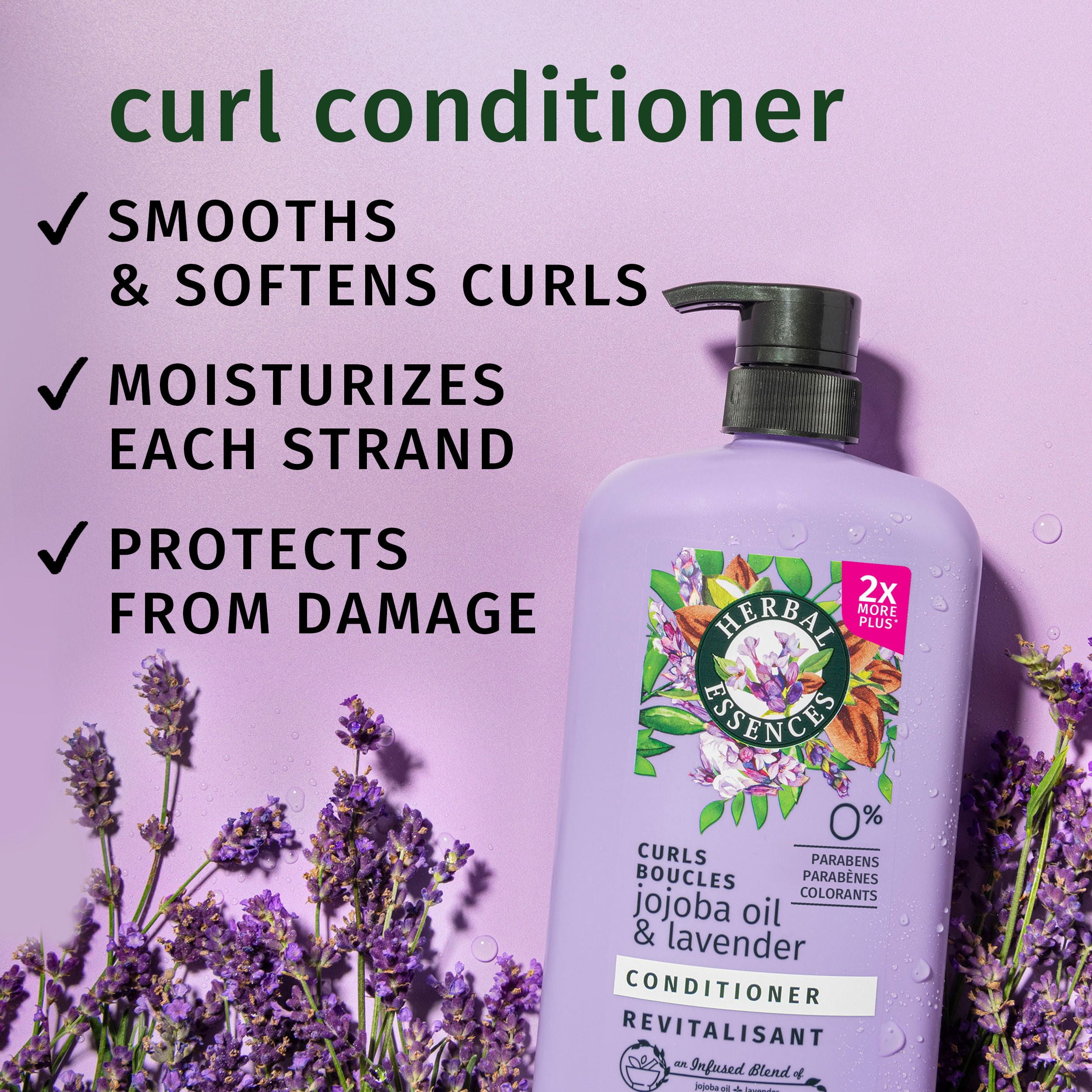 HERBAL ESSENCES Boucles JOJOBA et Lavande Revitalisant