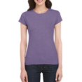 thumbnail image 1 of Gildan T-Shirt Softstyle pour Femmes, G, Violet Chiné, 1 of 2