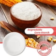 thumbnail image 3 of CNKOO 50 Pack Small Paper Plates 4 Inch Disposable Paper Plates Heavy Duty Uncoated White Plate Round Dessert Plate Bulk Cake Appetizer Dinner Tableware for Holiday Wedding Graduation Par, 3 of 5