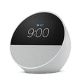 thumbnail image 1 of Amazon Echo Spot (Sortie 2024), Réveil Intelligent avec Son vibrant + Alexa, Blanc Glacier, 1 of 6