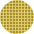 thumbnail image 1 of Ahgly Company Machine Washable Indoor Round Transitional Caramel Brown Area Rugs, 4' Round, 1 of 7