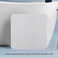 thumbnail image 3 of Diatomaceous Earth Bath Mat, 11.8"x11.8" Quick Dry Absorbent Shower Mat For Bathroom, Non Slip Washable Stone Bath Mat, Bathroom Rug For Shower Floor Kitchen Counter, Easy To Clean, 3 of 8
