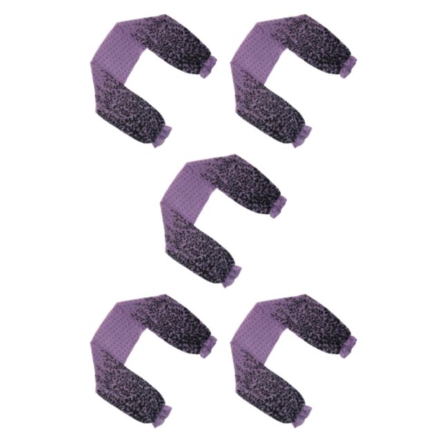 Youkk Boléro en Chiffon à Manches Longues pour Femmes, Fleur Violette, 5 Pcs