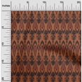 thumbnail image 1 of oneOone Polyester Lycra Fabric Ogee Ikat Print Sewing Fabric BTY 56 Inch Wide, 1 of 1