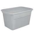 thumbnail image 1 of Sterilite114 L Tote - Silver, 1 of 4