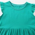 thumbnail image 4 of XDZJLR Robes pour Filles Manches Longues Automne Automne Coton Décontracté Floal Chemise en Jersey, 4 of 7