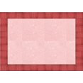 thumbnail image 1 of Ahgly Company Machine Washable Indoor Rectangle Transitional Light Red Pink Area Rugs, 6' x 9', 1 of 7