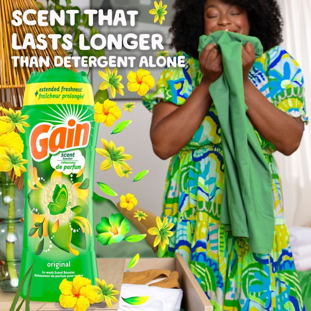 Gain In-Wash Laundry Scent Booster, Original Scent, Fresh Extender