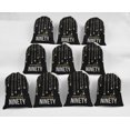 thumbnail image 5 of Darling Souvenir Noir Numéro Anniversaire Fournitures de Fête Personnalisées Pochettes à Cordon Sacs Cadeaux 15 Pcs, 5 of 5