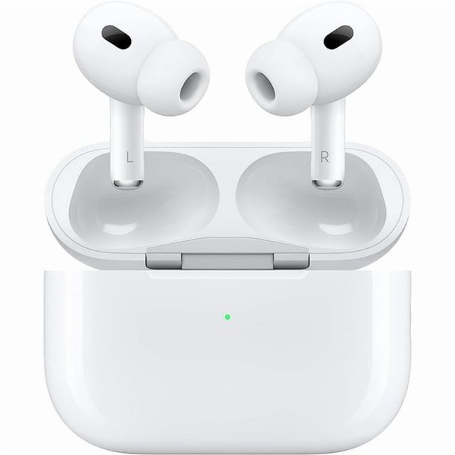 Apple AirPods Pro (2e Gén) Écouteurs Sans Fil à Réduction de Bruit avec Étui de Recharge MagSafe USB-C - Remis à Neuf