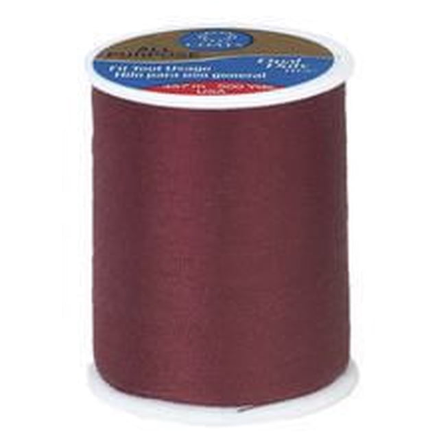 Coats & Clark™ Fil Tout Usage 100 % Polyester, 500 Verges, Bobine de Fil à Coudre Rouge Foncé de Poids Moyen, Convient aux Tissus Légers à Moyens comme le Coton, le denim et le Velours, Idéal pour des Coutures Solides et Durables dans les Vêtements, l'Artisanat et la Courtepointe.