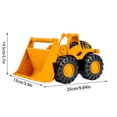 thumbnail image 2 of B Oversized Bulldozer Toy Friction Powered Abs Construction Vehicle For Kids Beach Camping Play, 2 of 5