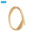 thumbnail image 3 of Unique Bargains Bamboo Strips for Weaving 7/16' x 10 Ft Thin Flat Wicker Rattan Cane Reed, Natural Color, 5 Pack, 3 of 6