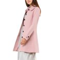 thumbnail image 4 of INSPIRE CHIC Manteau d'Hiver pour Femme à Col Peter Pan, à Simple Boutonnage, 4 of 6