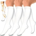 thumbnail image 1 of 3pairs Copper Compression Socks For Blood Circulation 15-20mm Hg  Compression Socks For Women And Men, 1 of 7