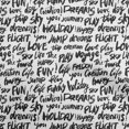 thumbnail image 1 of oneOone Cotton Cambric White Fabric Text Sewing Craft Projects Fabric Prints By Yard 56 Inch Wide-H2, 1 of 5