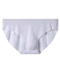 thumbnail image 2 of RXIRUCGD Mens Underwear Men's Solid Color Ice Silk Seamless One Piece Briefs, 2 of 3
