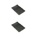 thumbnail image 4 of Youkk Polyester Chenille Bath Mat - Strong Water Absorption Exquisite Crafted Soft Texture No Shedding Deep Grey 40cm*60cm 2Set, 4 of 6