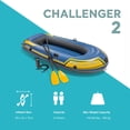 thumbnail image 2 of Intex Challenger 2 Ensemble de Radeau Bateau Gonflable pour 2 Personnes avec Rames et Pompe à Air (Lot de 2), 2 of 8