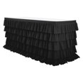 thumbnail image 2 of Tables for Parties,5-Layer Pleated Tablecloth for Party and Various Shape Tables, 2 of 2