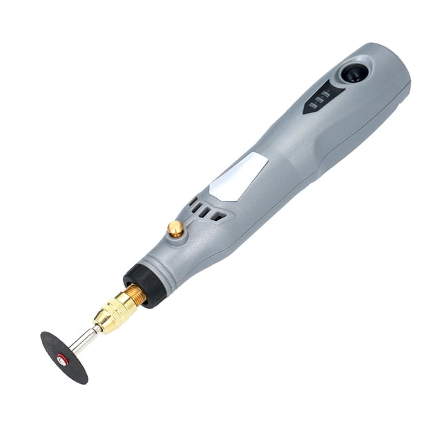 Yeacher Ensemble de Broyeur Électrique Portatif Mini Multifonction 6000-15000rpm, Trousse d'Outils Rotatifs Électriques Rechargeable 3 en 1, Polisseuse, Perceuse, Broyeur, Stylo, Machine, Trousse avec Câble de Chargement Micro USB, Accès 21 Pcs